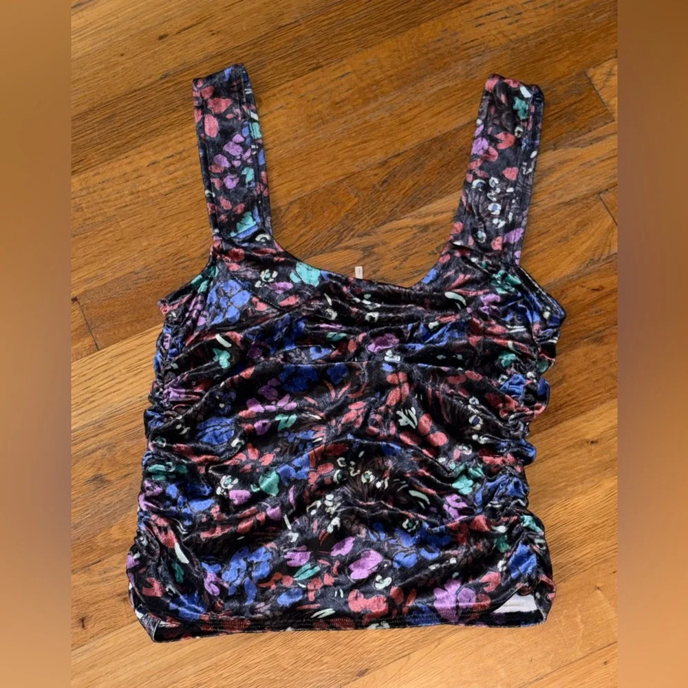 Free People velvet corset top - Picture 2 of 6